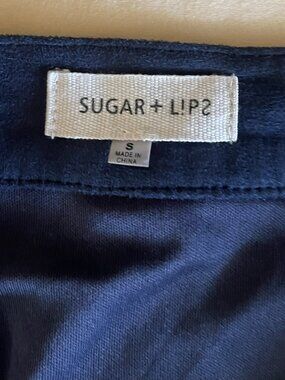 Sugar Lips Front Zip Patchwork Skirt – Size Small ✨